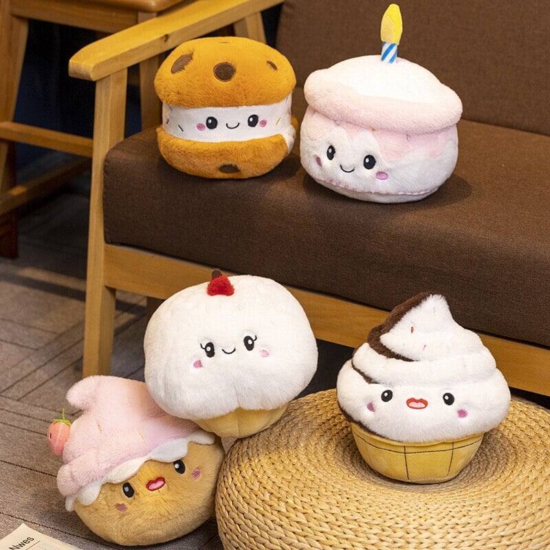 Cute Strawberry Muffin Soft Plush Toy - Befez