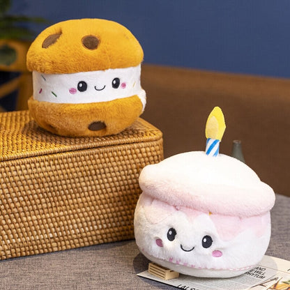 Cute Strawberry Muffin Soft Plush Toy