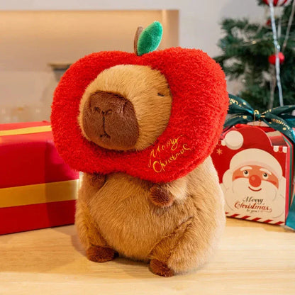 Adorable Christmas Capybara Soft Toy