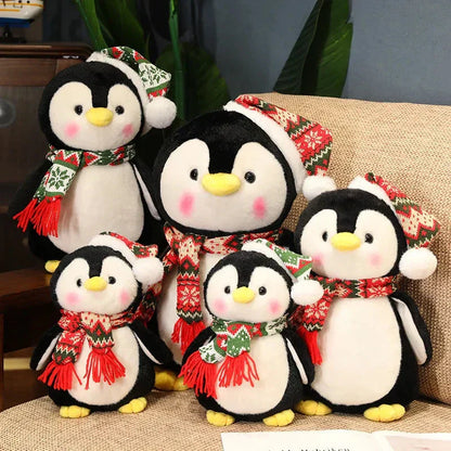 Cute Christmas Penguin Soft Toy
