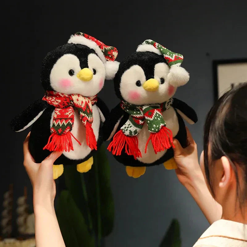 Cute Christmas Penguin Soft Toy