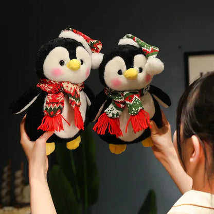 Cute Christmas Penguin Soft Toy
