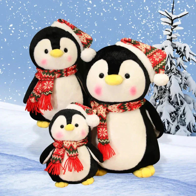 Cute Christmas Penguin Soft Toy