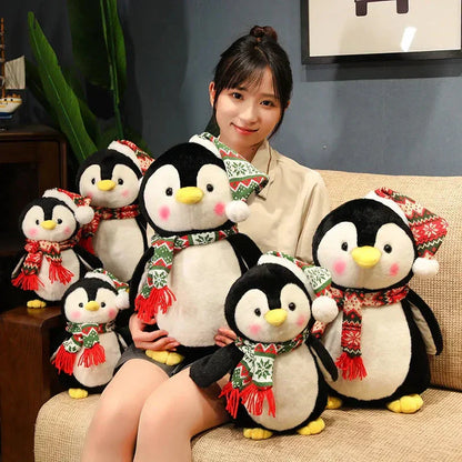 Cute Christmas Penguin Soft Toy