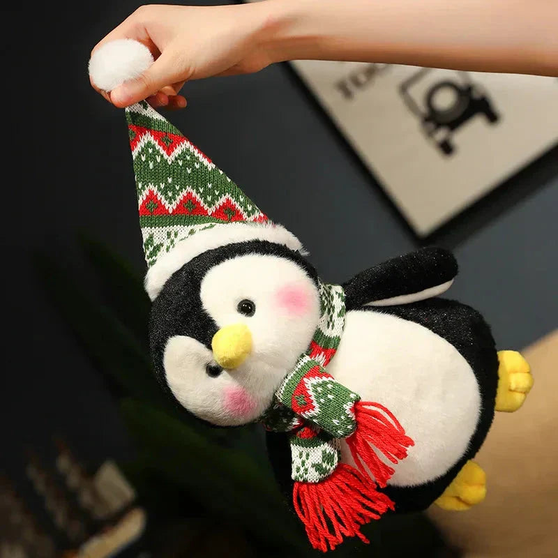 Cute Christmas Penguin Soft Toy