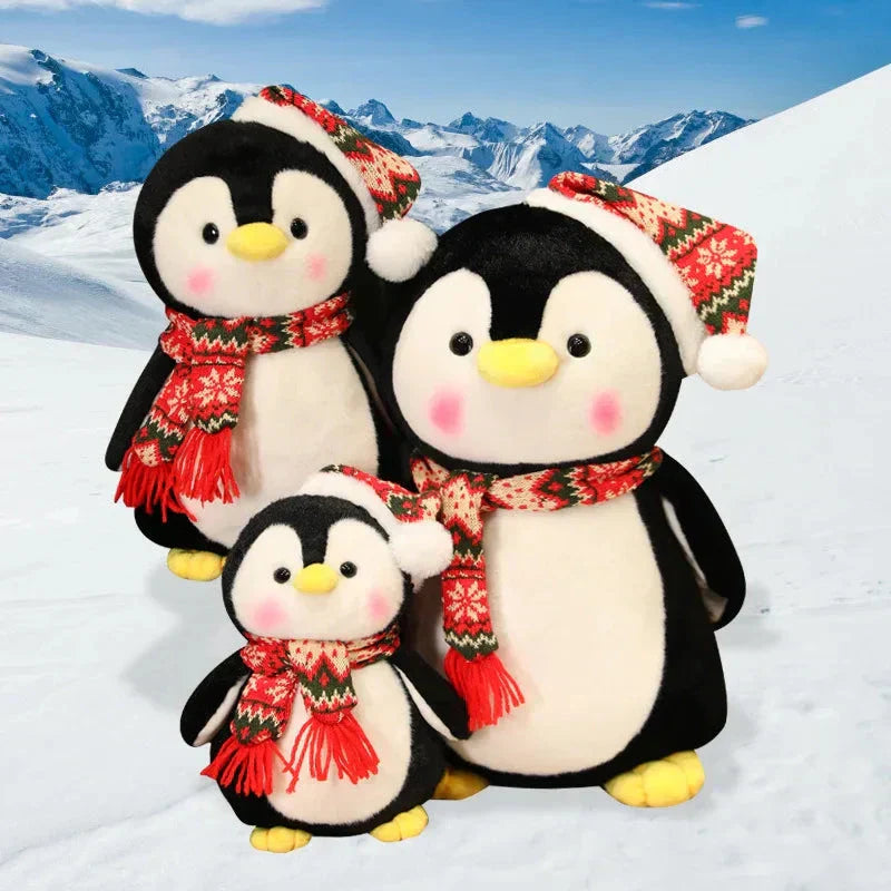 Cute Christmas Penguin Soft Toy