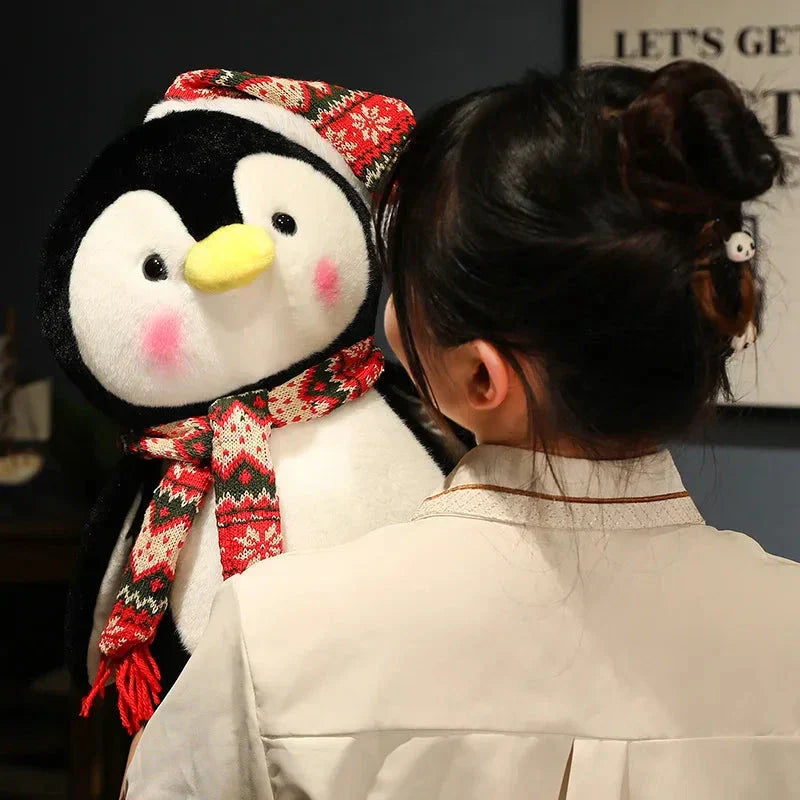 Cute Christmas Penguin Soft Toy