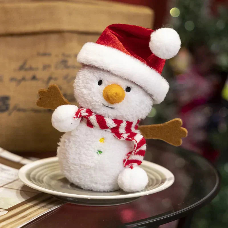 Adorable Holiday Snowman Gingerbread Plush Toys - Befez
