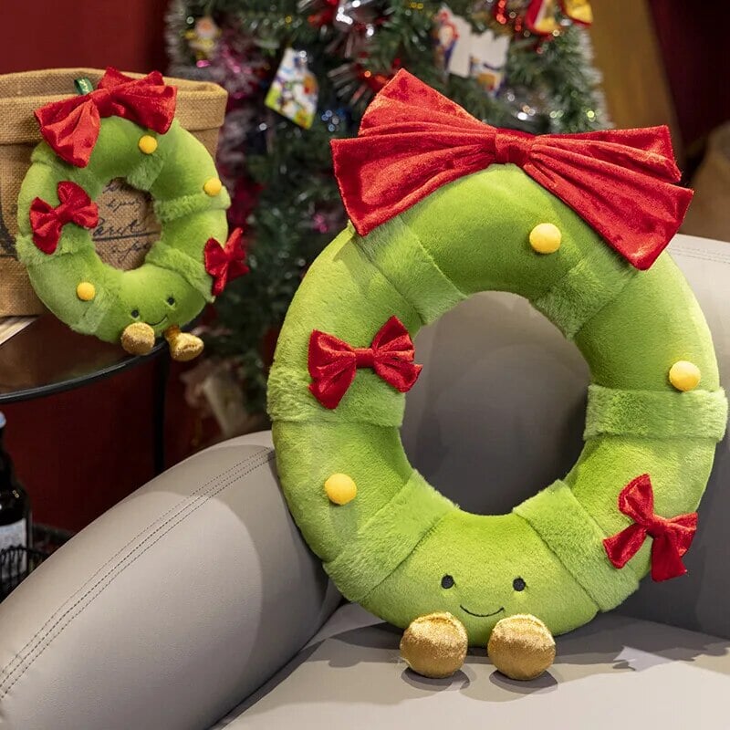 Cute Christmas Wreath Door Hanging Ornament