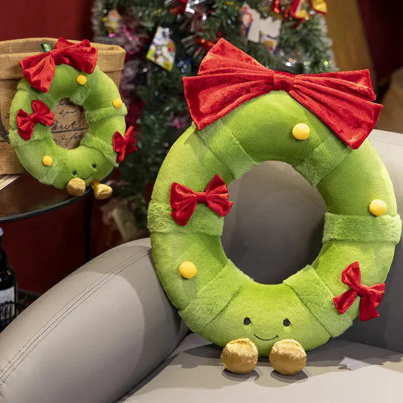 Cute Christmas Wreath Door Hanging Ornament