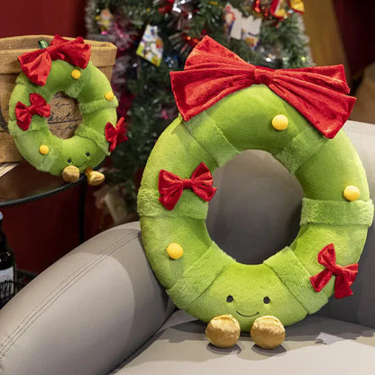 Cute Christmas Wreath Door Hanging Ornament