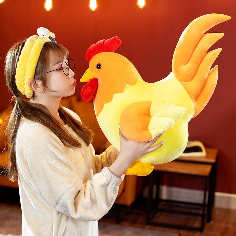 Adorable Cute Chicken Plush Toy Set