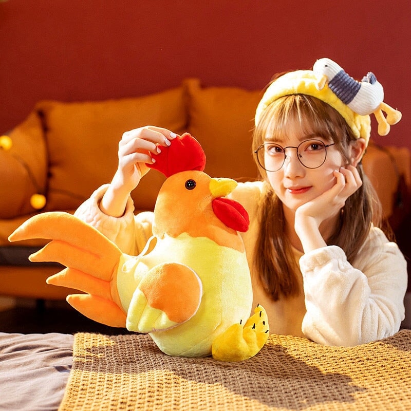 Adorable Cute Chicken Plush Toy Set