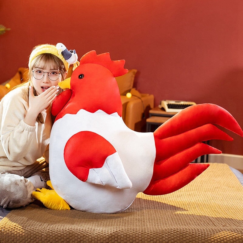 Adorable Cute Chicken Plush Toy Set