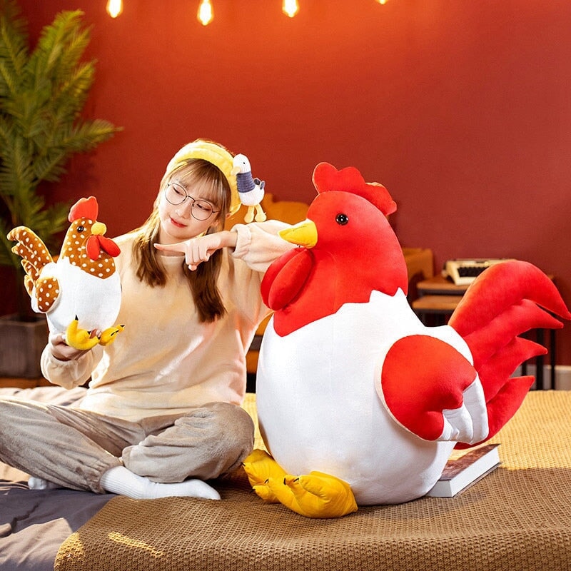 Adorable Cute Chicken Plush Toy Set