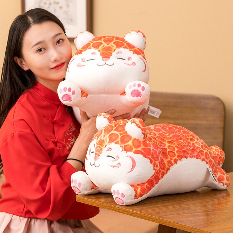 Adorable Fat Leopard Plush Toy