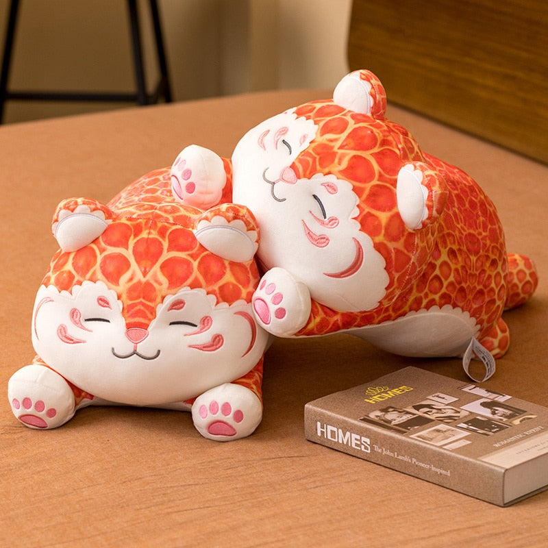 Adorable Fat Leopard Plush Toy