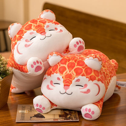 Adorable Fat Leopard Plush Toy