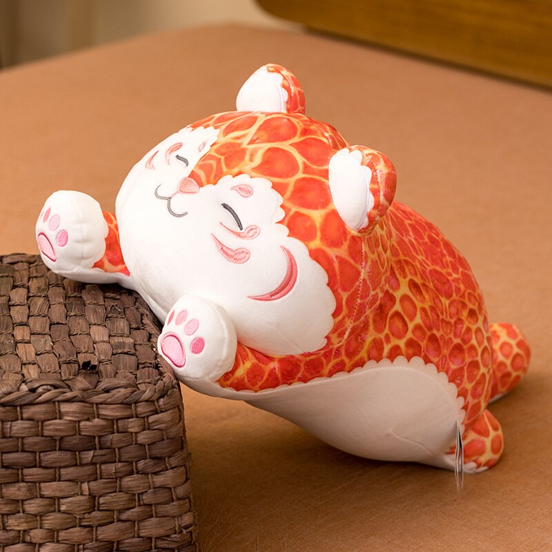 Adorable Fat Leopard Plush Toy