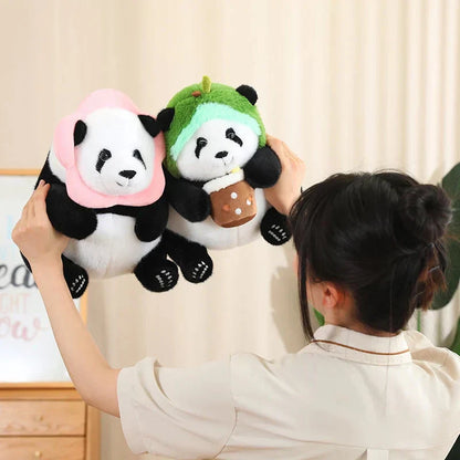 Cute Big Panda Soft Plush Crew Socks
