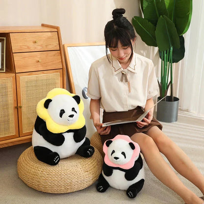 Cute Big Panda Soft Plush Crew Socks