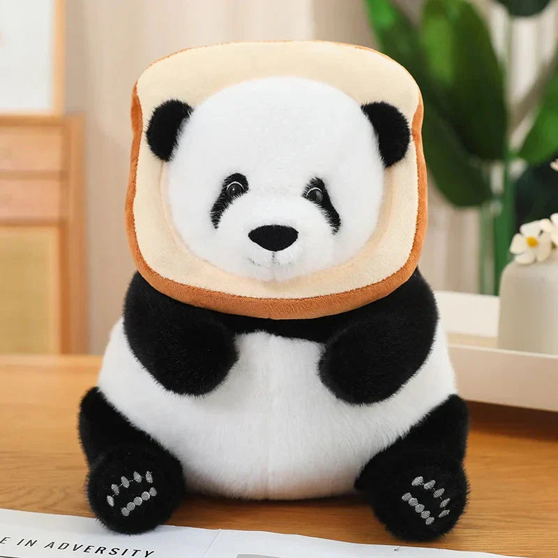 Cute Big Panda Soft Plush Crew Socks