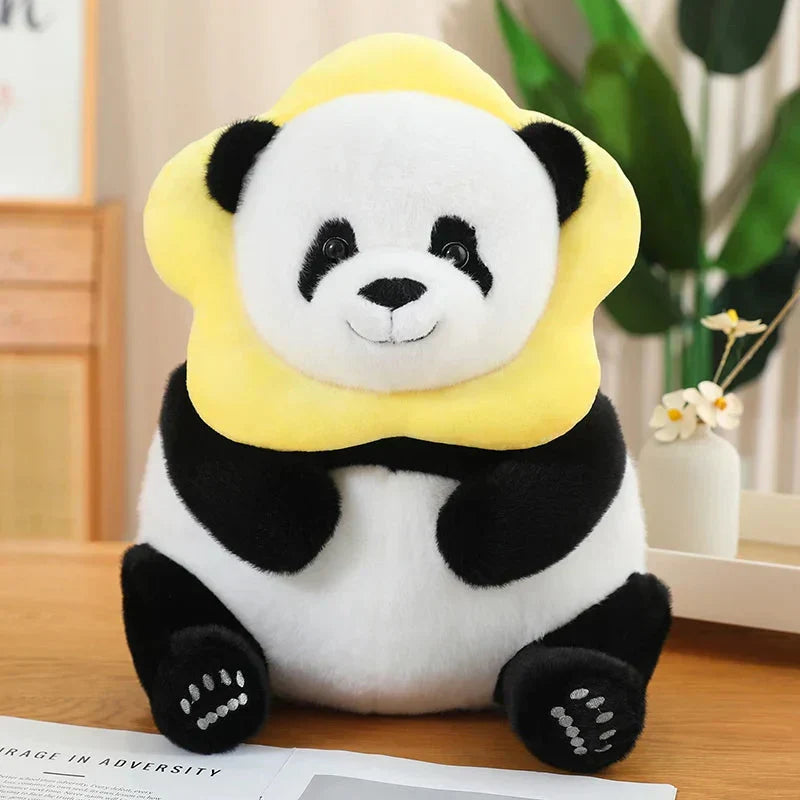 Cute Big Panda Soft Plush Crew Socks