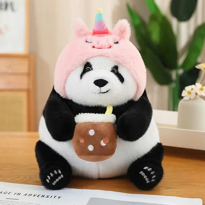 Cute Big Panda Soft Plush Crew Socks