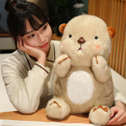 Cute Soft Pink Otter Stuffed Animal