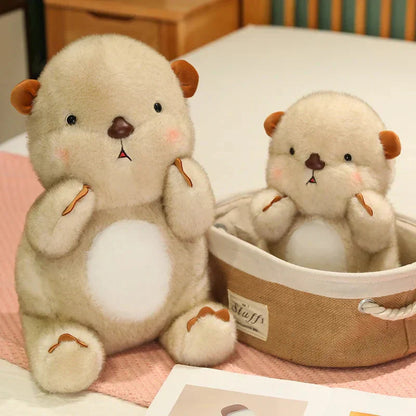 Cute Soft Pink Otter Stuffed Animal
