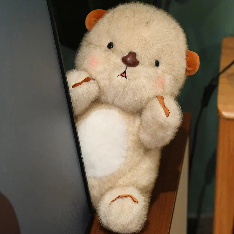 Cute Soft Pink Otter Stuffed Animal