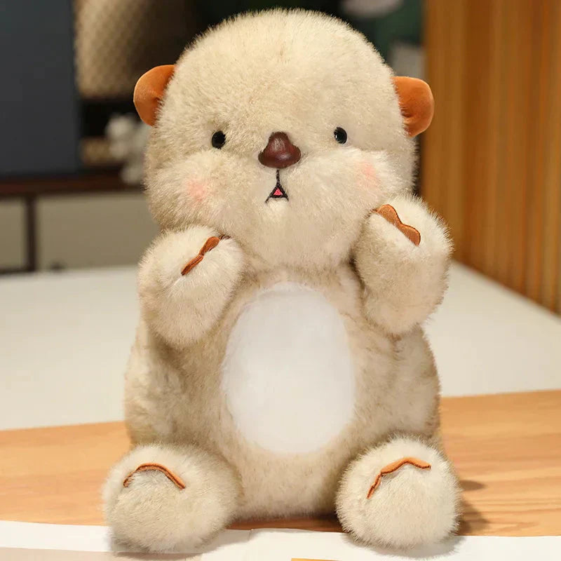 Cute Soft Pink Otter Stuffed Animal