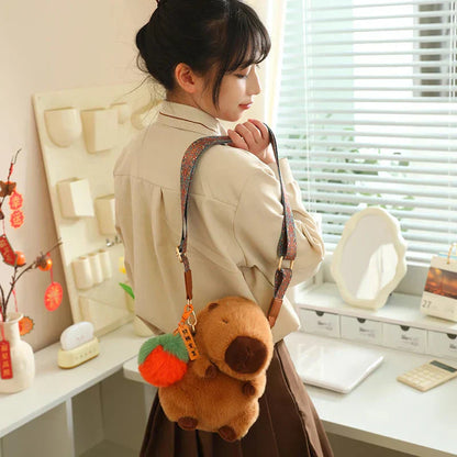 Cute Soft Capybara Plush Toys with Clip