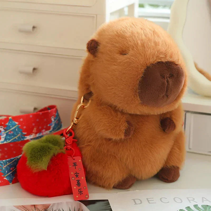 Cute Soft Capybara Plush Toys with Clip