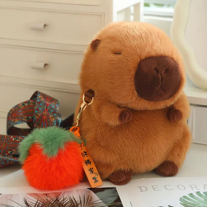 Cute Soft Capybara Plush Toys with Clip