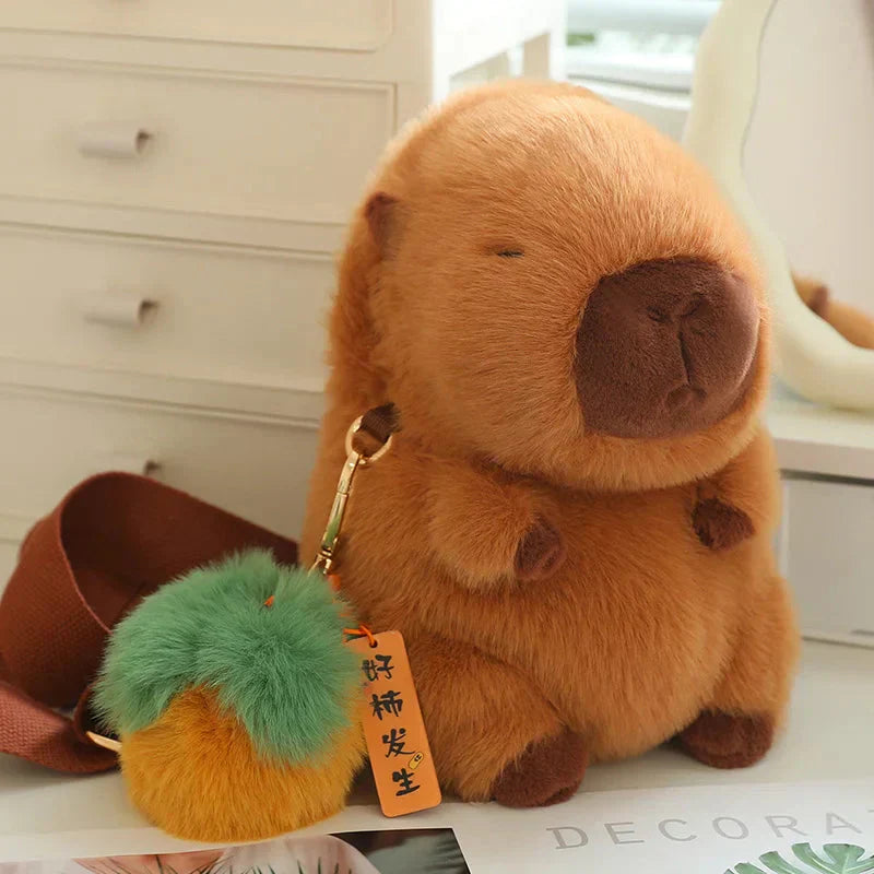 Cute Soft Capybara Plush Toys with Clip