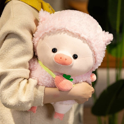 Cute Pink Squishy Pig Plush Toys