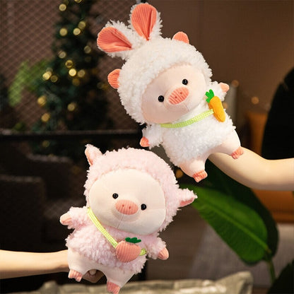 Cute Pink Squishy Pig Plush Toys