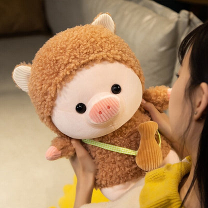 Cute Pink Squishy Pig Plush Toys