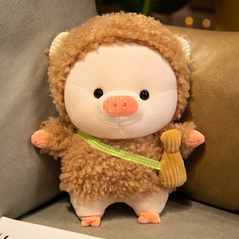 Cute Pink Squishy Pig Plush Toys