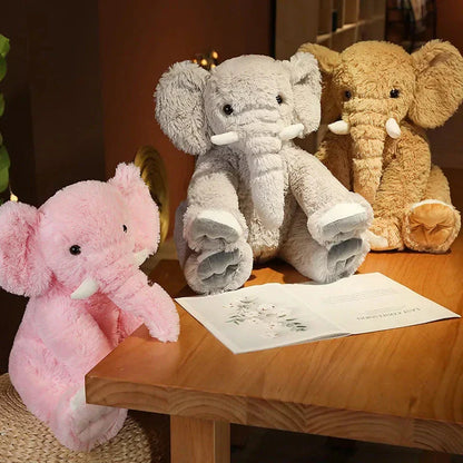 Cute Soft Elephant Plush Toy Set