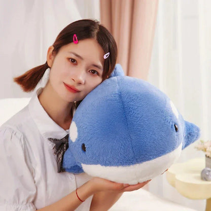 Cute Soft Blue Whale Stuffed Animal Toy
