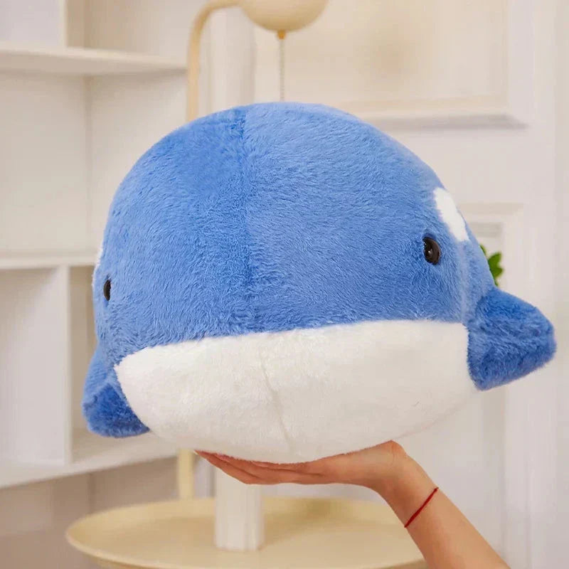 Cute Soft Blue Whale Stuffed Animal Toy