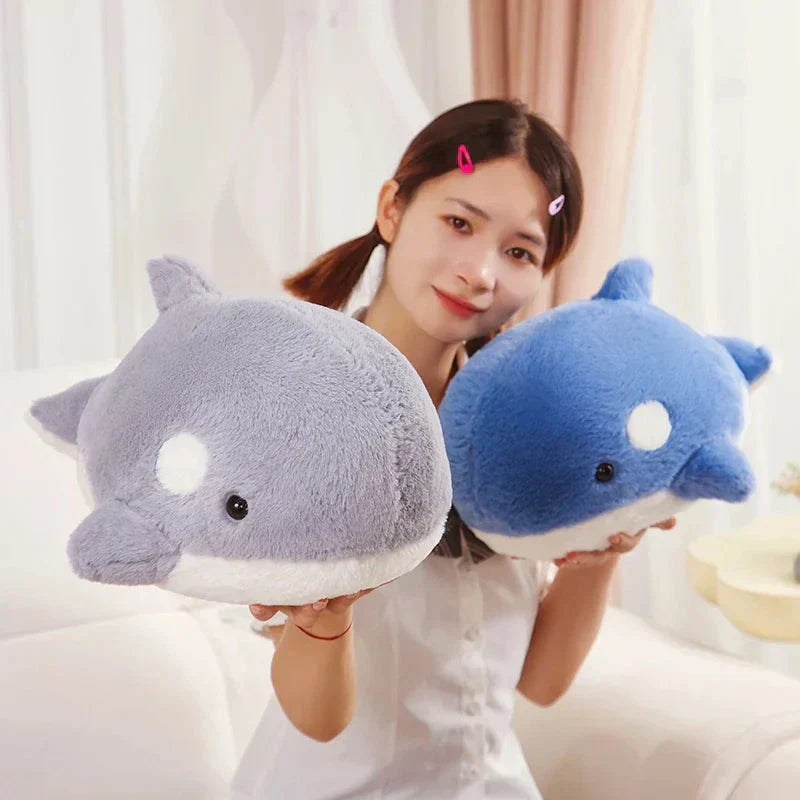 Cute Soft Blue Whale Stuffed Animal Toy