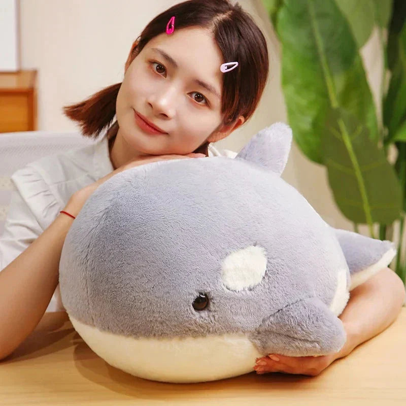 Cute Soft Blue Whale Stuffed Animal Toy