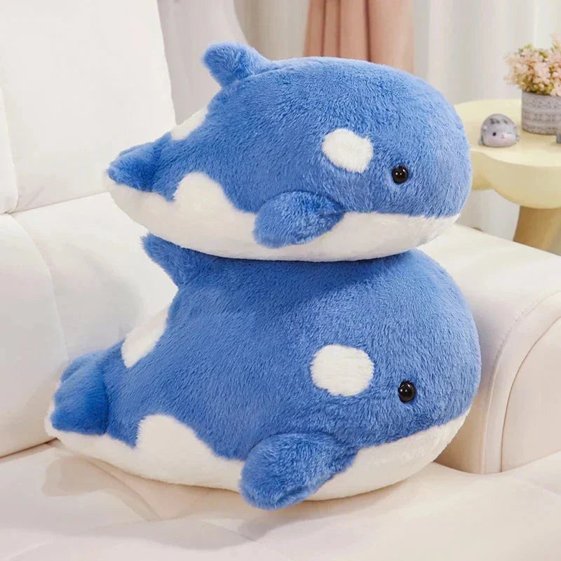 Cute Soft Blue Whale Stuffed Animal Toy