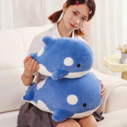 Cute Soft Blue Whale Stuffed Animal Toy