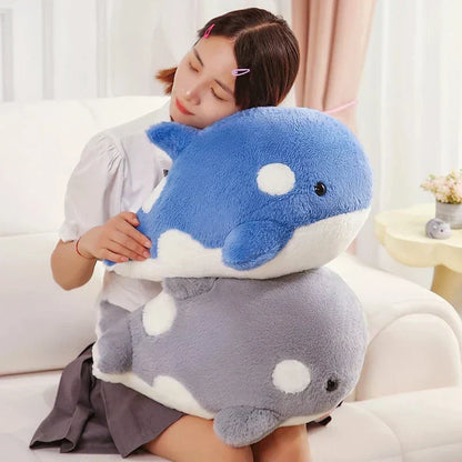 Cute Soft Blue Whale Stuffed Animal Toy