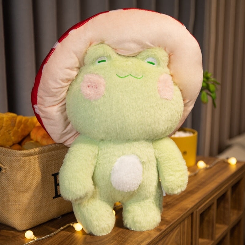 Cute Soft Mushroom Frog Plush Toys