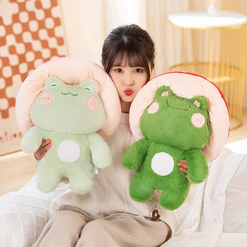 Cute Soft Mushroom Frog Plush Toys